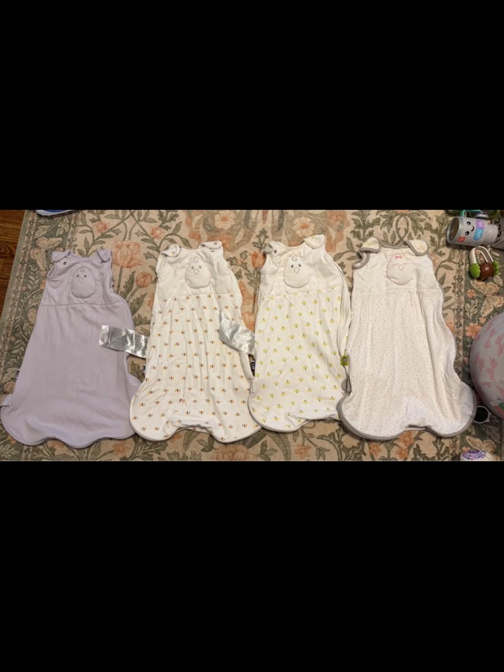 Nested bean sleep sacks